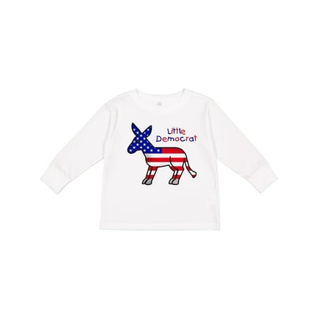 Inktastic Little Democrat Gift Toddler Boy or Toddler Girl Long Sleeve T-Shirt