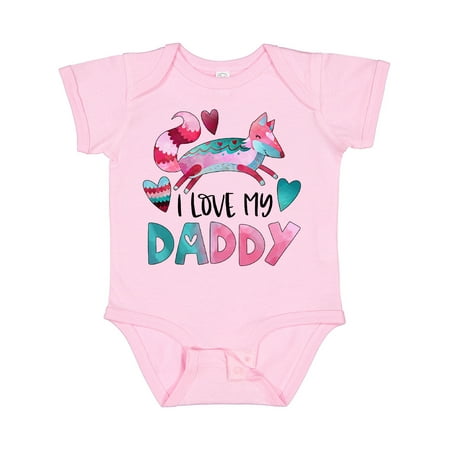 Inktastic I Love My Daddy Pink and Blue Fox with Hearts Boys or Girls Baby Bodysuit
Inktastic I Love My Daddy Pink and Blue Fox with Hearts Boys or Girls Baby Bodysuit