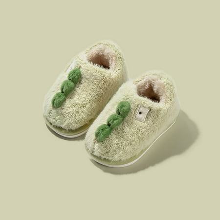 Fashion Cute Autumn And Winter Boys And Girls Slippers Flat Bottom Round Toe Soft And Comfortable Warm Solid Color Dinosaur Shape
Fashion Cute Autumn And Winter Boys And Girls Slippers Flat Bottom Round Toe Soft And Comfortable Warm Solid Color Dinosaur Shape