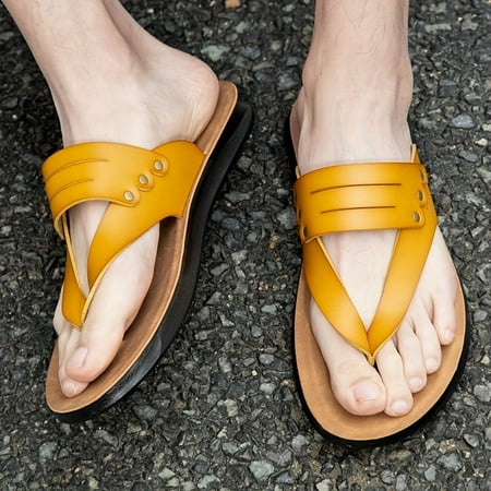 Men s With Hook & Loop Fastener Decor Solid Out Sandals With Split Leather Uppers Breathable Wear-resistant Slip On Shoes For Outdoor Casual
Men s With Hook & Loop Fastener Decor Solid Out Sandals With Split Leather Uppers Breathable Wear-resistant Slip On Shoes For Outdoor Casual