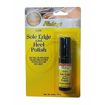 Fiebing s Shoe Sole Cleaner and Heel Polish - Restore Leather and Rubber Scuffed Heels and Soles Easy Application Non-Toxic - Black - .06oz Container. Made in The US
Fiebing s Shoe Sole Cleaner and Heel Polish - Restore Leather and Rubber Scuffed Heels and Soles Easy Application Non-Toxic - Black - .06oz Container. Made in The US