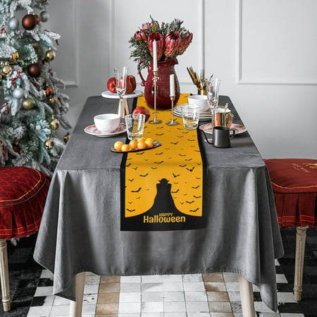 Bescita Halloween Home Decoration Supplies Knitted Fabric Table Runner Creative Halloween Tablecloth
Bescita Halloween Home Decoration Supplies Knitted Fabric Table Runner Creative Halloween Tablecloth