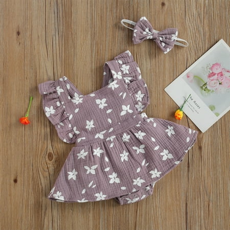 Bxingsftys Infant Baby Girls Romper Dress Bow Headband Newborn Romper Fashion Baby Clothing
Bxingsftys Infant Baby Girls Romper Dress Bow Headband Newborn Romper Fashion Baby Clothing