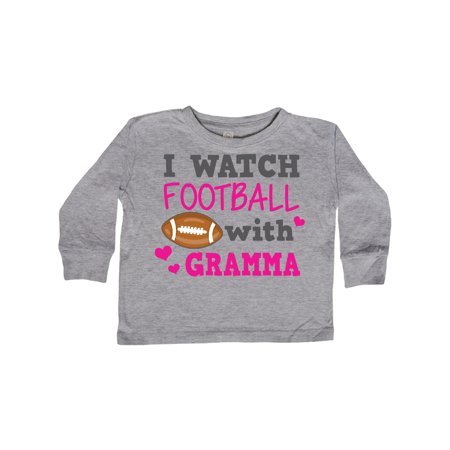 Inktastic I Watch Football with My Gramma Gift Toddler Toddler Girl Long Sleeve T-Shirt
Inktastic I Watch Football with My Gramma Gift Toddler Toddler Girl Long Sleeve T-Shirt