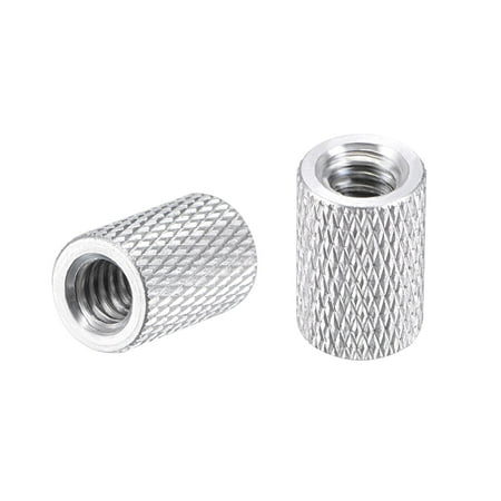 1/4-20 x 10mm x 15mm Aluminum Alloy Hand Screw Nuts Diamond Knurl Knurled Camera Tripod Pass Hole Nut Silver 2 pcs
1/4-20 x 10mm x 15mm Aluminum Alloy Hand Screw Nuts Diamond Knurl Knurled Camera Tripod Pass Hole Nut Silver 2 pcs