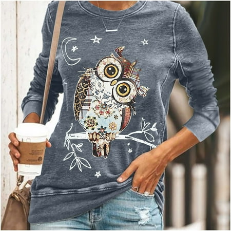 YFPWM Womens Blouse scrub tops summer tops sequin tops fringe topsPopular T-shirt Round Neck Long Sleeve Print Top
YFPWM Womens Blouse scrub tops summer tops sequin tops fringe topsPopular T-shirt Round Neck Long Sleeve Print Top