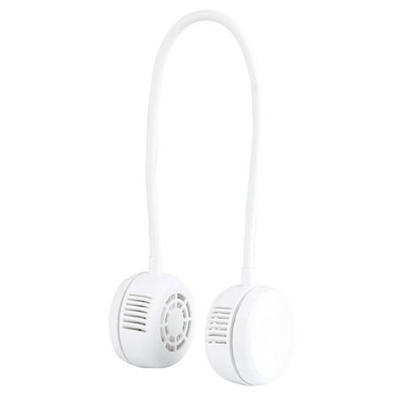 Portable Hanging Neck Fan Leafless 3 modes USB Rechargeable for Outdoor Sports