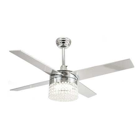 48 Inch Crystal Ceiling Fans with Lights Remote Contemporary Chandelier Lights LED Reversible 4 Blades F6213
48 Inch Crystal Ceiling Fans with Lights Remote Contemporary Chandelier Lights LED Reversible 4 Blades F6213