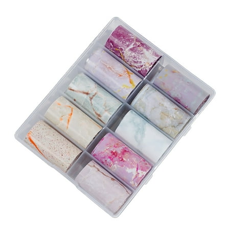 10 Rolls Holographic Nail Art Transfer Foil Sticker Flower Paper Box Wraps
10 Rolls Holographic Nail Art Transfer Foil Sticker Flower Paper Box Wraps