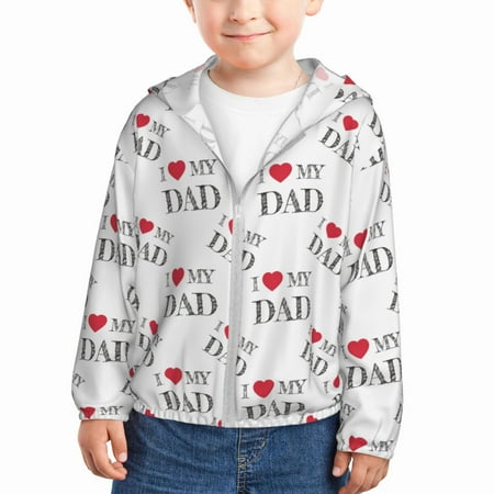 Lukts I Love My Dad Print Children s Long-Sleeved Sun Protection Clothing Hooded Sweatshirts for Boys and Girls Outdoor Sports-3 Years
Lukts I Love My Dad Print Children s Long-Sleeved Sun Protection Clothing Hooded Sweatshirts for Boys and Girls Outdoor Sports-3 Years