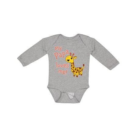 Inktastic My Papa Loves Me- Cute Giraffe Gift Baby Boy or Baby Girl Long Sleeve Bodysuit
Inktastic My Papa Loves Me- Cute Giraffe Gift Baby Boy or Baby Girl Long Sleeve Bodysuit