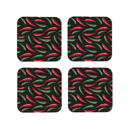 Drink Coasters Set of 4 bell Pepper Leather Coasters for Coffee Table Protector Heat Resistant Cute Coasters for Home Decor Housewarming Gifts Bar Kitchen 4 Inch Square
Drink Coasters Set of 4 bell Pepper Leather Coasters for Coffee Table Protector Heat Resistant Cute Coasters for Home Decor Housewarming Gifts Bar Kitchen 4 Inch Square