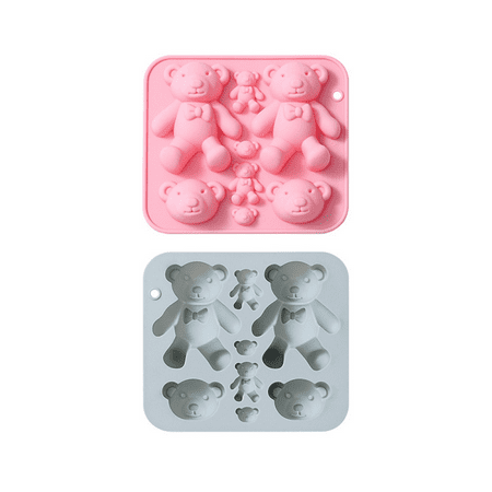 2-Piece Cartoon Bear Silicone Cake Mold Children S Jelly Mold Homemade Cake Baking Tool - Blue Pink
2-Piece Cartoon Bear Silicone Cake Mold Children S Jelly Mold Homemade Cake Baking Tool - Blue Pink