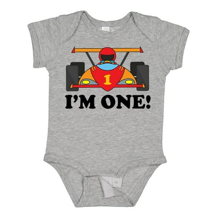 Inktastic Race Car 1st Birthday Gift Baby Boy Bodysuit