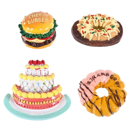 FRCOLOR 4pcs Simulation Food Burger Donut Magnets Whiteboard Stickers Fridge Magnets
FRCOLOR 4pcs Simulation Food Burger Donut Magnets Whiteboard Stickers Fridge Magnets
