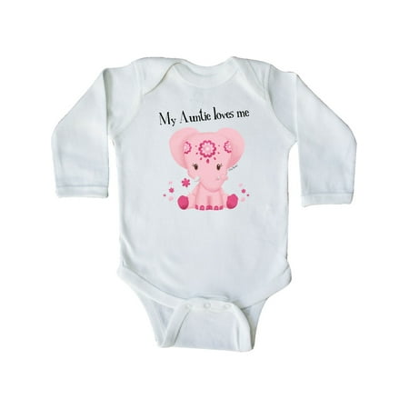 Inktastic Aditi My Auntie loves me Pink Elephant beautiful Gift Baby Girl Long Sleeve Bodysuit
Inktastic Aditi My Auntie loves me Pink Elephant beautiful Gift Baby Girl Long Sleeve Bodysuit