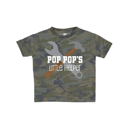 Inktastic PopPop Little Helper Gift Toddler Boy Girl T-Shirt