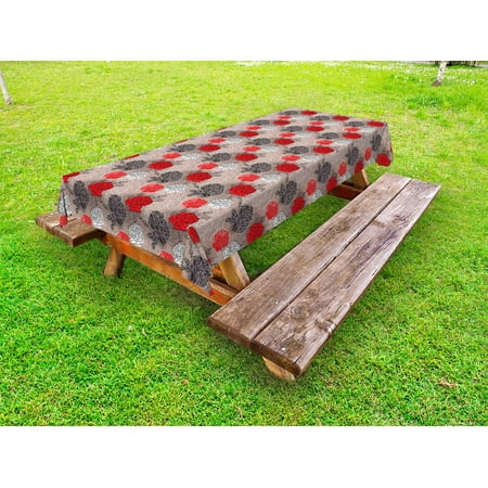 Red and Black Outdoor Tablecloth Blossoming Peonies Vintage Botanical Composition Abstract Petals and Buds Decorative Washable Fabric Picnic Tablecloth 58 X 104 Inches Multicolor by Ambesonne
Red and Black Outdoor Tablecloth Blossoming Peonies Vintage Botanical Composition Abstract Petals and Buds Decorative Washable Fabric Picnic Tablecloth 58 X 104 Inches Multicolor by Ambesonne
