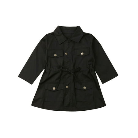 Brilliantme Toddler Baby Girl Trench Coat Zipper/Button Windbreaker Autumn Spring Windproof Jacket Outwear
Brilliantme Toddler Baby Girl Trench Coat Zipper/Button Windbreaker Autumn Spring Windproof Jacket Outwear