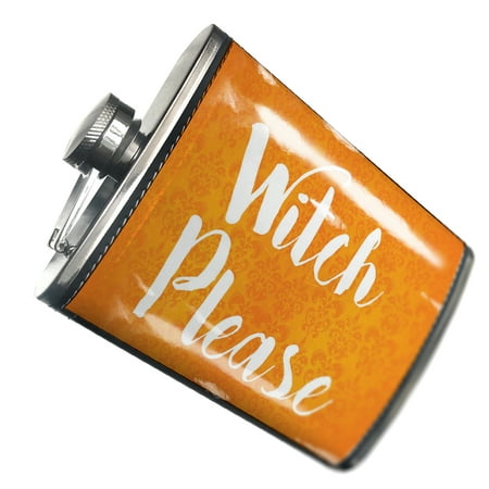 NEONBLOND Flask Witch Please Halloween Orange Wallpaper