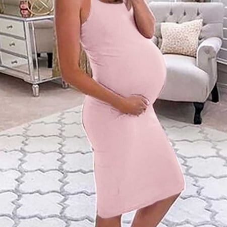Women s Spaghetti Strap Maternity Dress U Neck Slim Fit Solid Summer Dress Sleeveless Sling Midi Dress Pregnancy Gown For Breastfeeding
Women s Spaghetti Strap Maternity Dress U Neck Slim Fit Solid Summer Dress Sleeveless Sling Midi Dress Pregnancy Gown For Breastfeeding