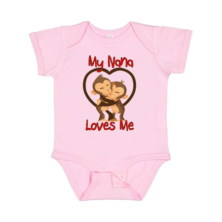 Inktastic My Nana Loves Me Monkey Gift Baby Boy or Baby Girl Bodysuit
Inktastic My Nana Loves Me Monkey Gift Baby Boy or Baby Girl Bodysuit