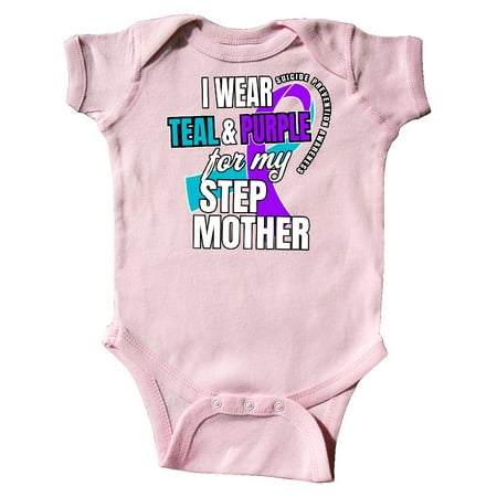 Inktastic Suicide Prevention I Wear Teal and Purple For My Step Mother Gift Baby Boy or Baby Girl Bodysuit
Inktastic Suicide Prevention I Wear Teal and Purple For My Step Mother Gift Baby Boy or Baby Girl Bodysuit
