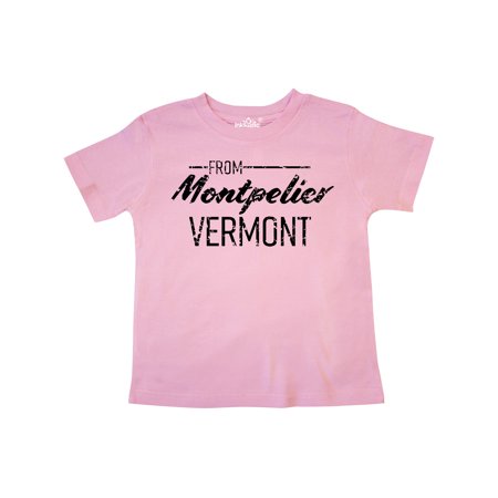 Inktastic From Montpelier Vermont in Black Distressed Text Gift Toddler Boy or Toddler Girl T-Shirt
Inktastic From Montpelier Vermont in Black Distressed Text Gift Toddler Boy or Toddler Girl T-Shirt