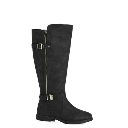 Evans Women s Wide Fit Beryl Inner Zip Tall Boots