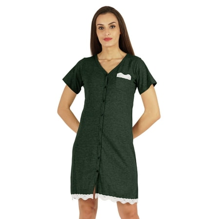Inkmeso Solid Button Down Nightgown Sleepwear For Womens V- Neck Nightshirt Sleepdress
Inkmeso Solid Button Down Nightgown Sleepwear For Womens V- Neck Nightshirt Sleepdress