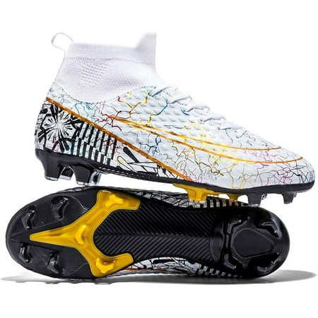 Football Cleats Men Women Non-Slip High Top Soccer Shoes Lightweight Shock Resistant Training Boots Sneaker Breathable Professional Turf Shoes Sport Athletic Ground Football Boots Soccer Cleats
Football Cleats Men Women Non-Slip High Top Soccer Shoes Lightweight Shock Resistant Training Boots Sneaker Breathable Professional Turf Shoes Sport Athletic Ground Football Boots Soccer Cleats
