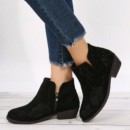 Gubotare Womens Boots Fall 2022 Women s Ankle Boots Thick Heel Low Heeled Booties for Women Black 8.5
Gubotare Womens Boots Fall 2022 Women s Ankle Boots Thick Heel Low Heeled Booties for Women Black 8.5