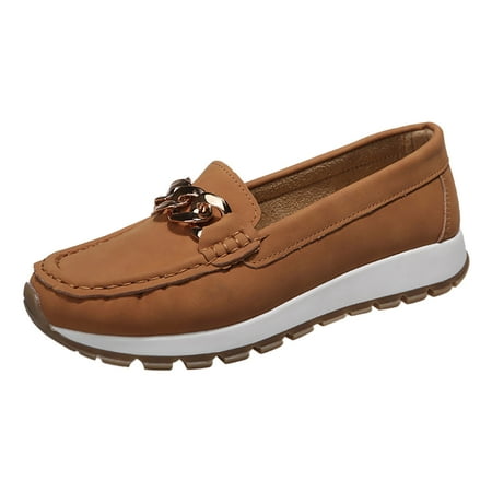 Vedolay Womens Casual Shoes Leisure Women Artificial Leather Solid Color Autumn Thick Sole Flat Slip On Casual Shoes For Women(Brown 7)
Vedolay Womens Casual Shoes Leisure Women Artificial Leather Solid Color Autumn Thick Sole Flat Slip On Casual Shoes For Women(Brown 7)
