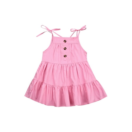 Gwiyeopda Little Girls Casuaal Dress Shoulder Strap Sling Button Decoration Layered Skirt for Children
Gwiyeopda Little Girls Casuaal Dress Shoulder Strap Sling Button Decoration Layered Skirt for Children
