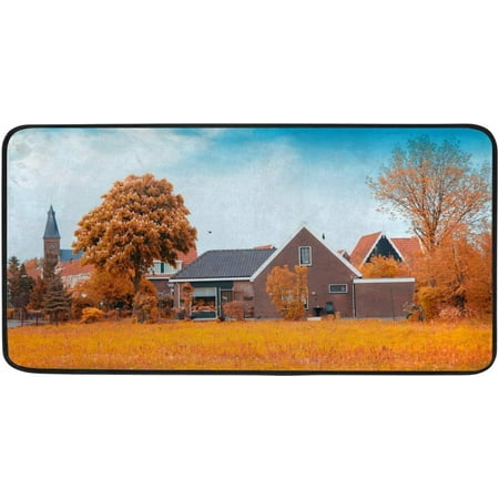 BESTKITTY Anti Fatigue Kitchen Floor Mat Non Slip Absorbent Comfort Wooden House Autumn Decor Yellow Standing Mat Soft Kitchen Runner Rug for Hallway Entryway Bathroom Bedroom 39 x 20 Inch
BESTKITTY Anti Fatigue Kitchen Floor Mat Non Slip Absorbent Comfort Wooden House Autumn Decor Yellow Standing Mat Soft Kitchen Runner Rug for Hallway Entryway Bathroom Bedroom 39 x 20 Inch