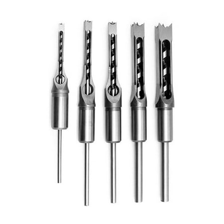 5pcs Square Hole Drill Bit Woodworking Hole Saw Mortising Chisel Steel Drill Bits Set 1/4 inch 5/16 inch 3/8 inch 1/2 inch 5/8 inch for Wood
5pcs Square Hole Drill Bit Woodworking Hole Saw Mortising Chisel Steel Drill Bits Set 1/4 inch 5/16 inch 3/8 inch 1/2 inch 5/8 inch for Wood