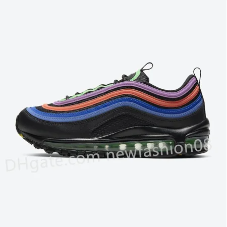 

NEW Running Shoes 97S Trainers Sports Sneakers Red Black Triple White Reflective Bred Game Royal Bullet Silver Aurora New 97 Og Classic Men Women Zoom Size 36-45