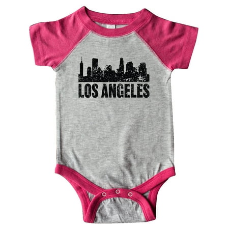Inktastic Los Angeles Skyline Grunge Gift Baby Boy or Baby Girl Bodysuit