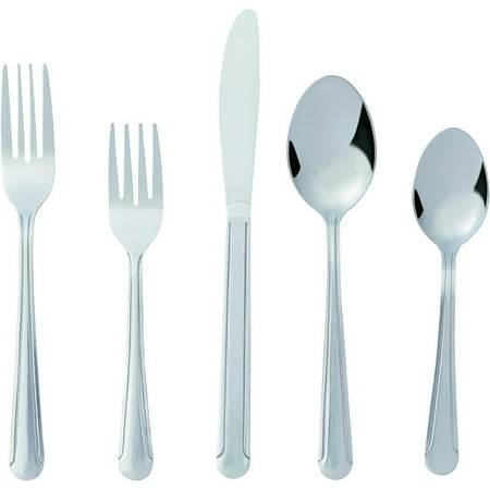 Camisole 20-Piece Stainless Steel Flatware Silverware Cutlery Set Include Knife/Fork/Spoon Dishwasher Safe Service For 4
Camisole 20-Piece Stainless Steel Flatware Silverware Cutlery Set Include Knife/Fork/Spoon Dishwasher Safe Service For 4
