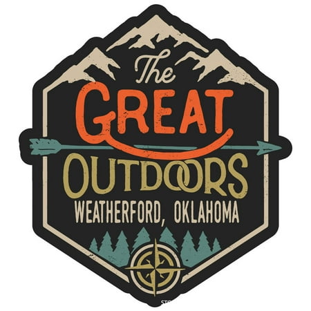Weatherford Oklahoma The Great Outdoors Design 2-Inch Fridge Magnet