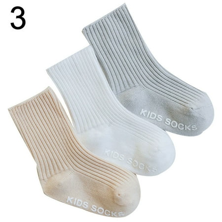 Wanwan 3 Pairs Kids Baby Boy Girl Solid Color Anti-slip Elastic Breathable Cotton Socks
Wanwan 3 Pairs Kids Baby Boy Girl Solid Color Anti-slip Elastic Breathable Cotton Socks