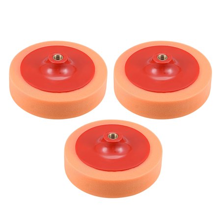 7-inch M16 Buffing Sponge Pads, Drill Polishing Wheel Buffer Pad Disc for Car Polisher Boat Polishing 3pcs