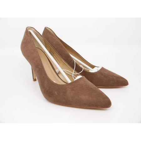 A New Day Women s Gemma Pointed Toe Pumps - Coffee Bean - Size 9 Heel Shoes