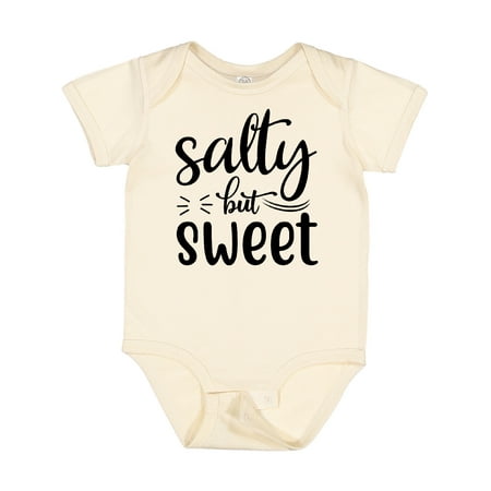 Inktastic Salty but Sweet Gift Baby Boy or Baby Girl Bodysuit