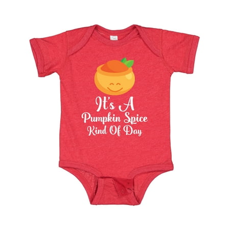 Inktastic Pumpkin Spice Day Autumn Flavor Gift Baby Boy or Baby Girl Bodysuit