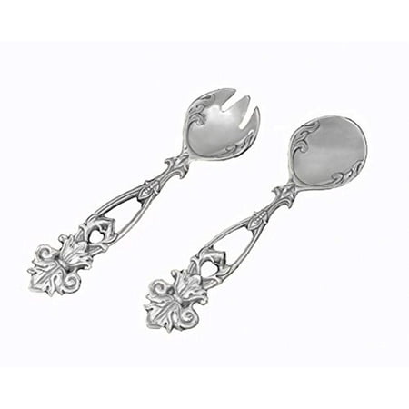 Arthur Court Designs Aluminum 10.5 inch Fleur-De-Lis Serving Set