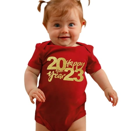dmqupv Baby Boy Body Suit Long Sleeve My First New Year Clothes Baby Boy Girl New Year Baby Cold Weather Clothes Red 6-9 Months
dmqupv Baby Boy Body Suit Long Sleeve My First New Year Clothes Baby Boy Girl New Year Baby Cold Weather Clothes Red 6-9 Months