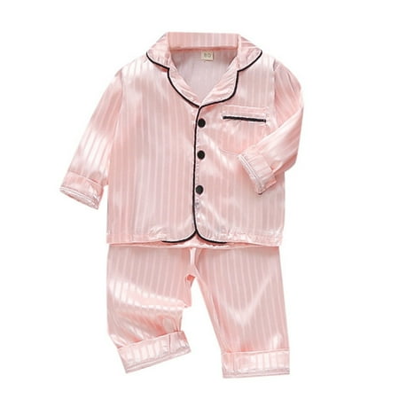 Toddler Baby Girl Boy Satin Silk Pajamas Set Long Sleeve Button Down Shirt Tops Pants Sleepwear
Toddler Baby Girl Boy Satin Silk Pajamas Set Long Sleeve Button Down Shirt Tops Pants Sleepwear