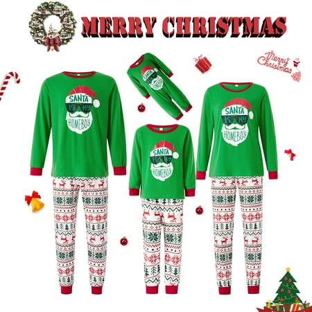 Christmas Family Matching Pajamas Sets Santa Print Tops+ Long Pants Sleepwear Xmas Holiday Loungewear Jammies Pjs
Christmas Family Matching Pajamas Sets Santa Print Tops+ Long Pants Sleepwear Xmas Holiday Loungewear Jammies Pjs