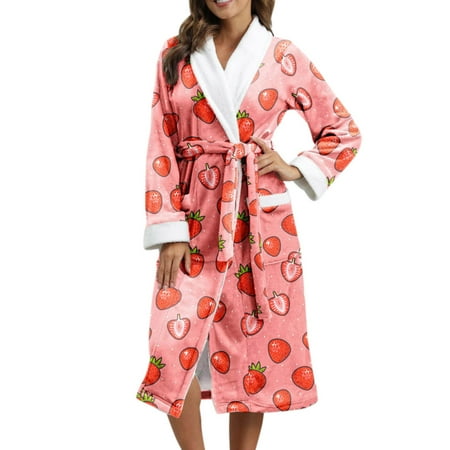 Woman Printed Home Pajamas Stylish and Pretty Bathrobes Suitable for Home Bath Sleeping L Pink
Woman Printed Home Pajamas Stylish and Pretty Bathrobes Suitable for Home Bath Sleeping L Pink